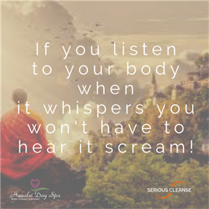Listening to our body when it whispers